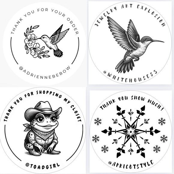 CUSTOM ORDER REQUESTS - 50ct Circle Stickers - Picture 13 of 13